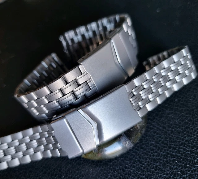 Bracelet De Montre ZRC En Acier Inoxydable - Style Vintage - 18 Mm