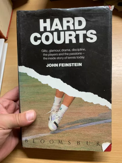 1991 1ST Edition Harte Courts " John Feinstein Tennis Dick Hardcover Buch (P5)