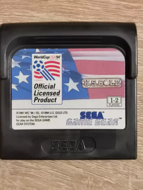 World Cup Usa 94 Official Licensed Product Sega Gamegear Game Gear