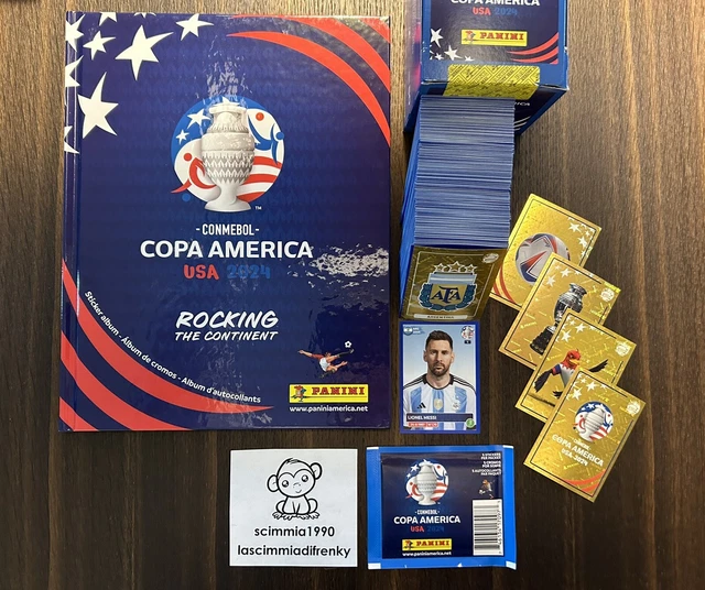 ALBUM EMPTY HARDCOVER Set Complete Blu Parallel Panini Copa America