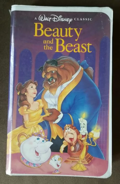 DISNEY Beauty & the Beast VHS 1992 Black Diamond Classic Edition VTG RARE Sealed