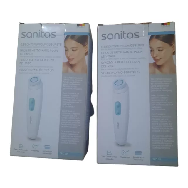 2×Facial Cleansing Brush  Sanitas SFC 30