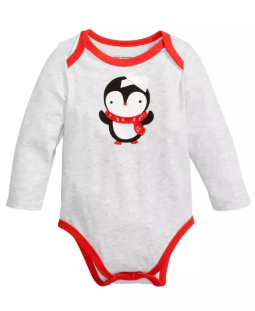 First Impressions Baby Girls Penguin Bodysuit