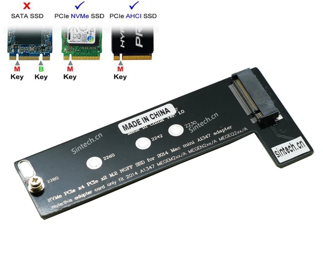Sintech M.2 NGFF Carte SSD SATA Pour Mise à Niveau WD Ultra