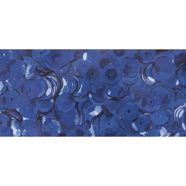Lentejuelas Azul Oscuro Ø 6 MM Hinchado Caja 6G Lavable