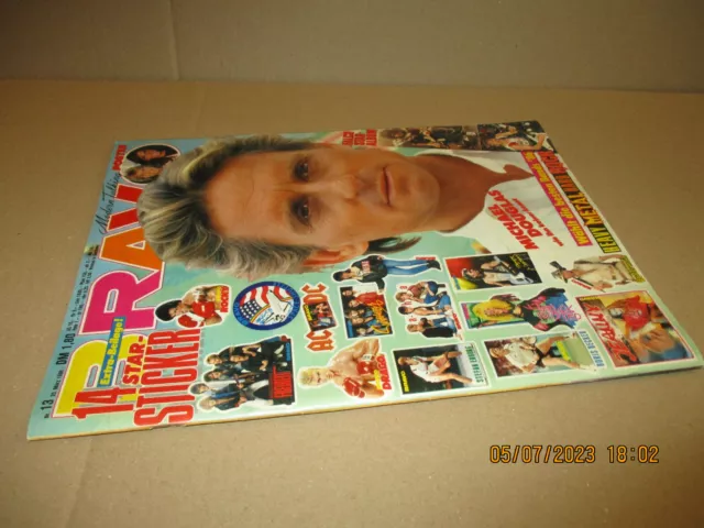 Bravo #  13/1986 Cover Michael Douglas  Depeche Mode  Modern Talking Poster