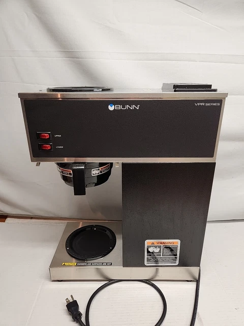 BUNN VPR Series 33200 Commercial Coffee Maker 12 Cup Dual Warmer
