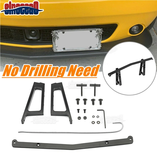 FRONT BUMPER LOWER Grille License Plate Mount Bracket For Dodge