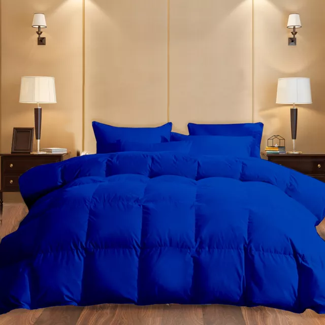 All Season 1 Piece Down Alternative Comforter By Komfit Cotton Egyptian Blue