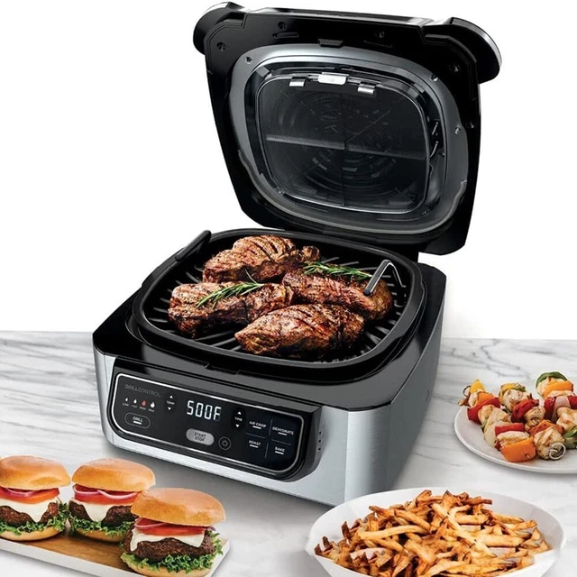 Padella Di Ricambio Per Air Fryer – 16 Cm In Acciaio Inox – Set Con Spazzola Per Olio E 6 Accessori