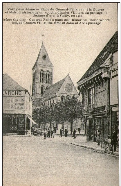 CPA - 02 - VAILLY-SUR-AISNE - Panorama, vue prise de la