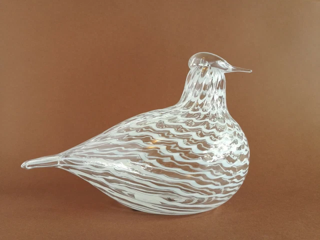 OIVA TOIKKA BIRD Mediator Dove glass design Birds by Toikka