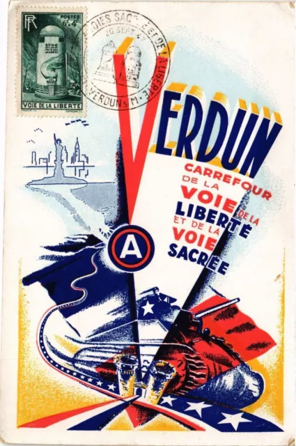 CPA Verdun Carrefour de la Voie de la et de la Voie Sacree (255059)