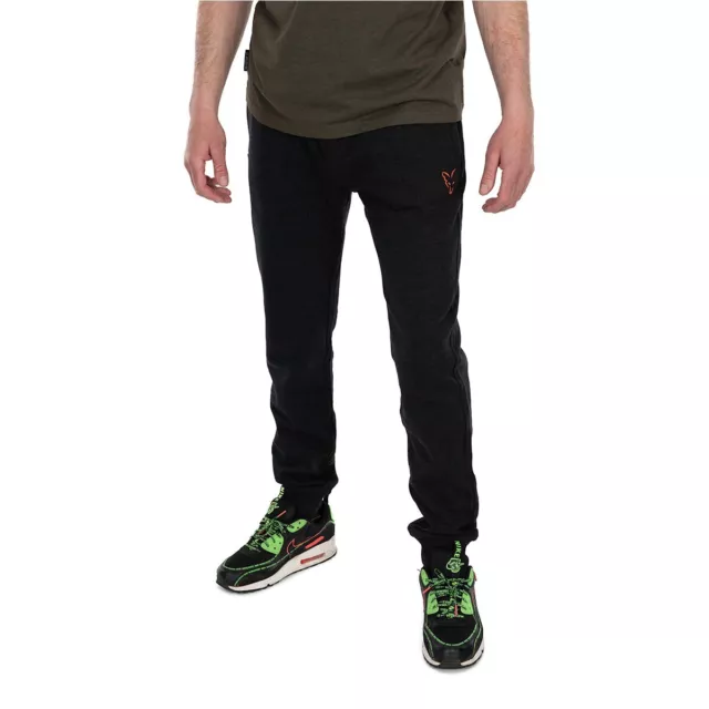 Fox Collection LW Jogger Black & Orange Fishing Clothing Joggers - All Sizes