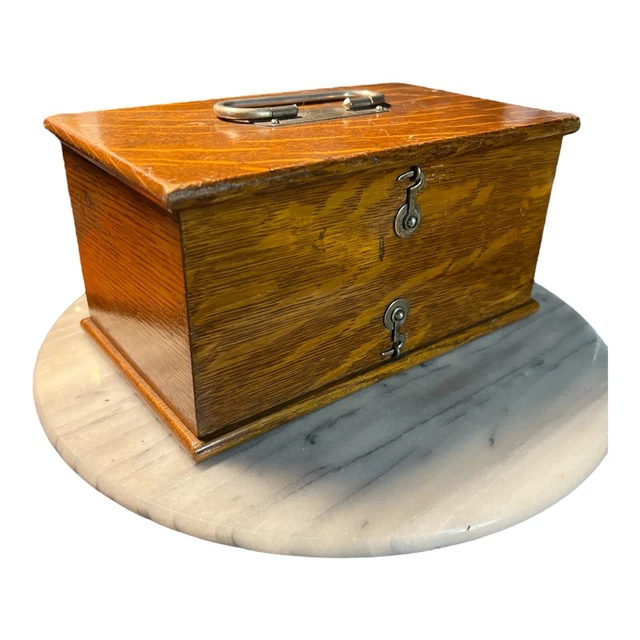 ANTIQUE WOODEN QUACK Medicine Apparatus Box Circa. Early 1900's Empty