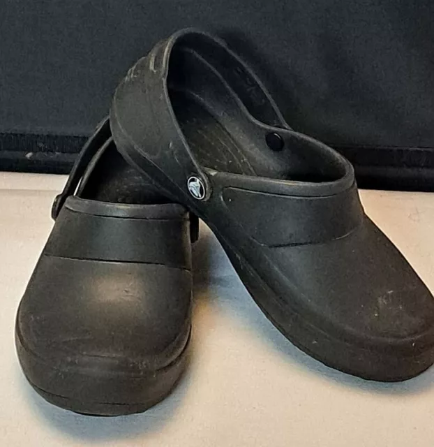 Black crocs no holes deals