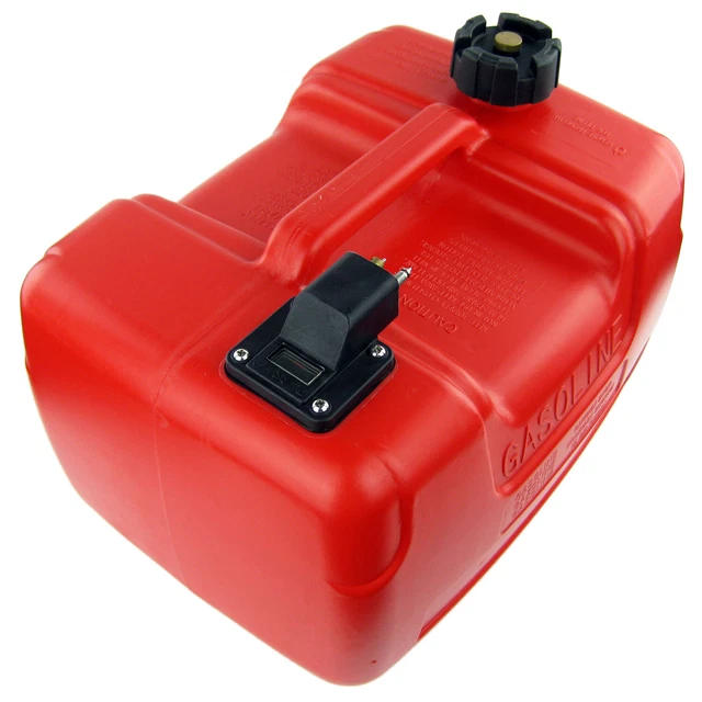 12L PORTABLE BOAT Fuel Tank 3 Gallon for Yamaha Outboard Gas Tank With