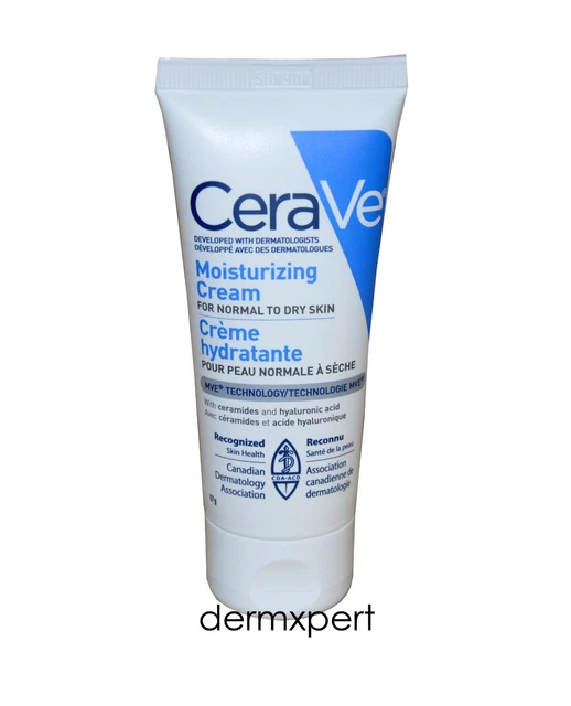 CERAVE MOISTURIZING CREAM Face And Body Normal to Dry Skin 57g / 1.89Oz