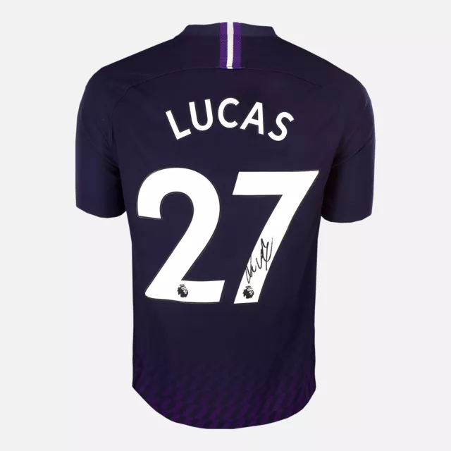 Lucas Moura Signed Tottenham Hotspur Shirt 2019-20 Away [27]