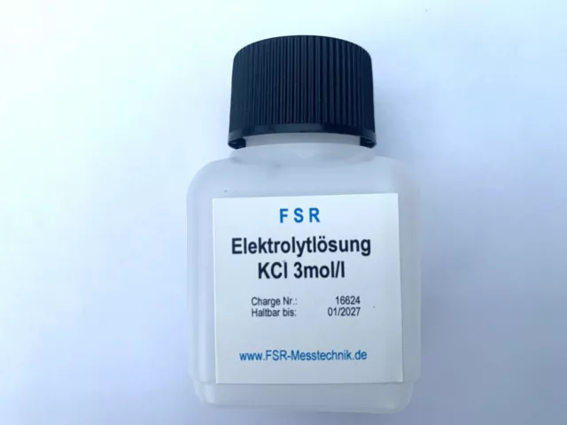 Kcl 3 Mol / L 50 ML Aufbewahrungslösung Tampon pour Ph Redox Électrode 50035