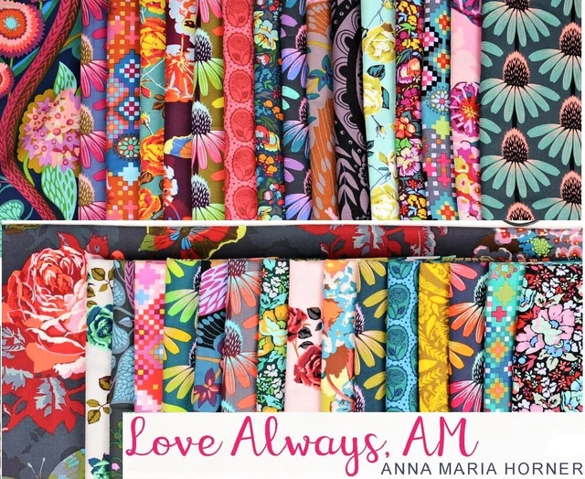 Love Always 32 Fat Quarter Bundle (Original Factory Cut) Anna Maria Horner