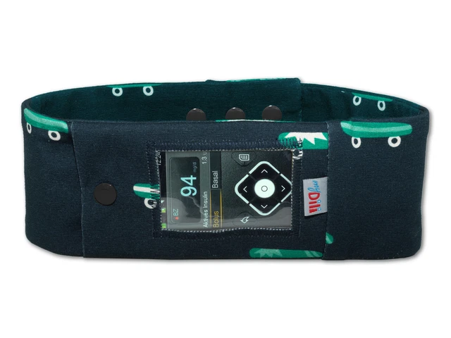 Skateboard cintura addominale fascia addominale borsa pompa per pompe per insulina myDili diabete