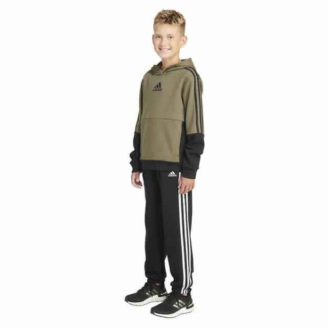 Adidas Youth Fleece Jogger Sweatpants for Boys Size L(14-16), Black