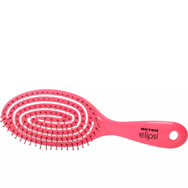 Cabello Beter unisex ELIPSI cepillo flexible pequeño #fucsia 1 u