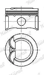 NÜRAL 87-442300-10 Kolben für AUDI SEAT SKODA VW