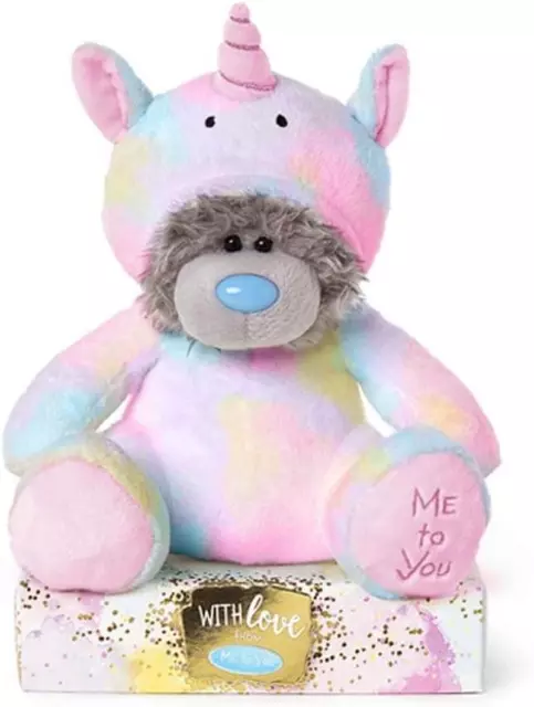 Me to You (AP701103) Bear Rainbow Unicorn Tatty Teddy,Pink