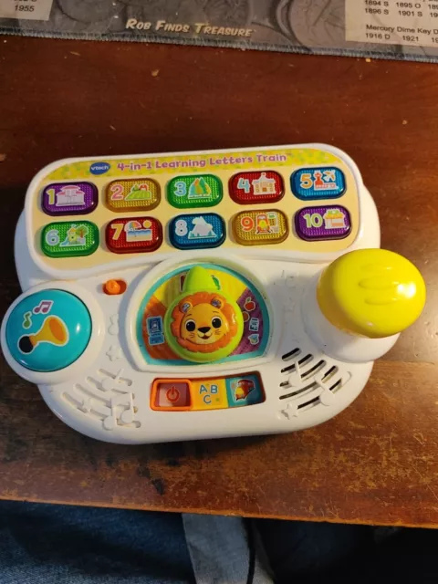 4 In 1 Learning Letters Train Vtech Toddler Baby Electronic Toy Buttons