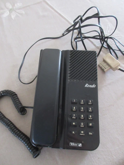 Téléphone à main décoratif, téléphone fixe vintage ingénieux