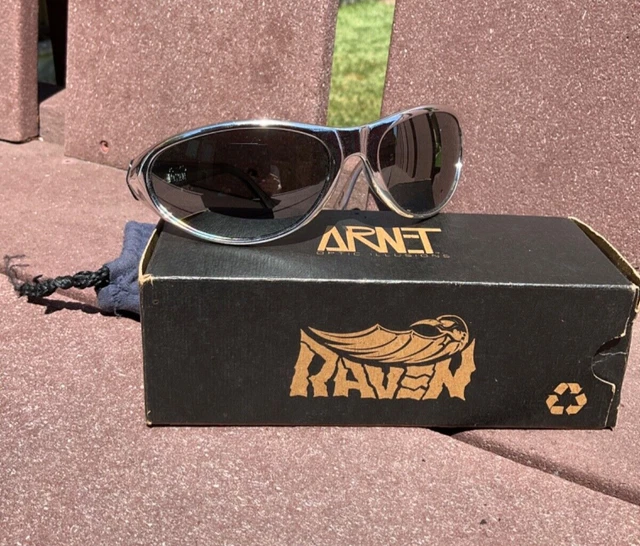 ARNET ARNETTE SUNGLASSES RAVEN vintage rare color 1st editions
