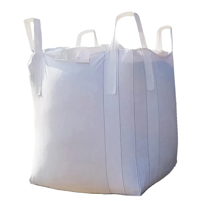 Secbolt FIBC Bulk Bag, 1 One Ton Bag, 35"L X 35"W X 43"H, 2200Lbs SWL, Duffle To