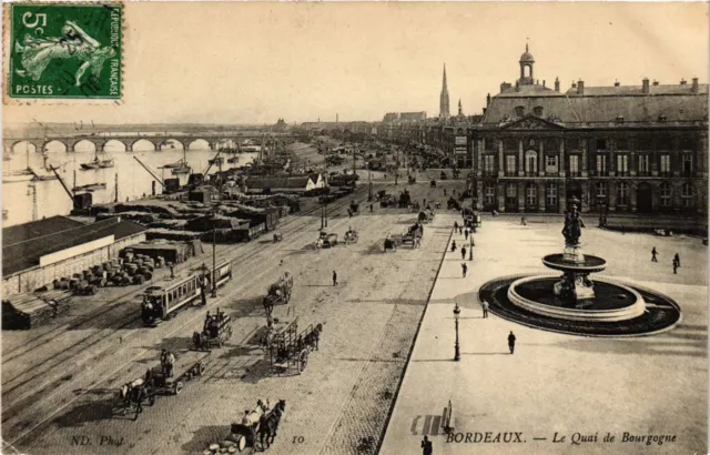 CPA BORDEAUX - Le Quai de Bourgogne (6555554)