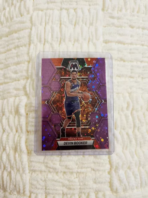 Devin Booker Panini Mosaic Fast Break Purple Prizm 16/50