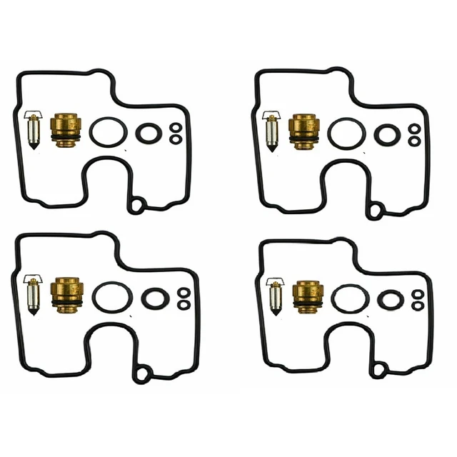 4 x set riparazione carbone/carburatore guarnizioni valvole aghi per GSXR750 96-97