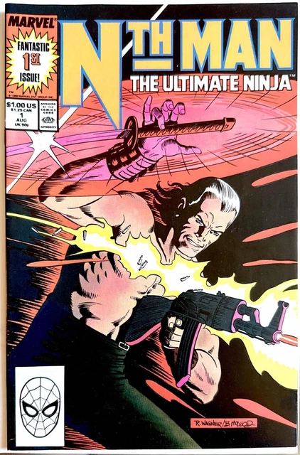 Nth Man #1 1989 Copper Age Marvel Comic The Ultimate Ninja NM
