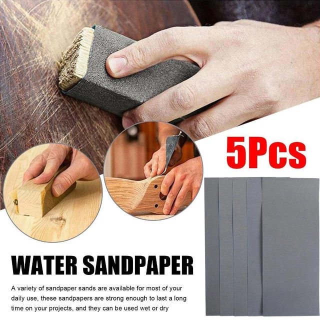 50 Fogli Carta Vetrata Assortita Grana 40-5000 – Wet & Dry Per Legno E Metallo CS010