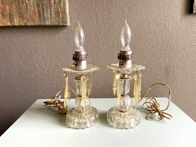 Vintage Pair of Bedside Lamps