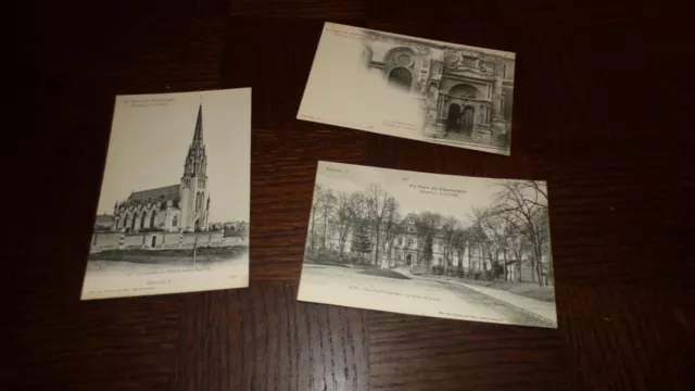 CP 51 Marne - Epernay - Lot of 3 CPA