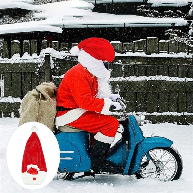 MOTORBIKE PLUSH HELMET Cover Cap for Adults Cosplay (Excluding Helmet