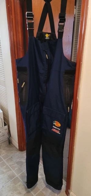 BASS PRO SHOPS Navy 100Mph Gore-Tex Rain Bibs Men's Size Extra Large Xl  $200.00 - PicClick