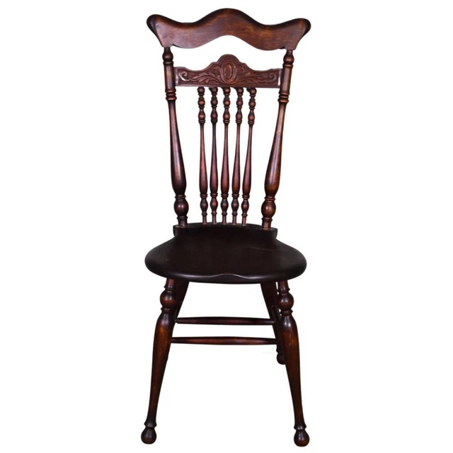 Antique Ladies Carved Vanity Desk Chair #21873