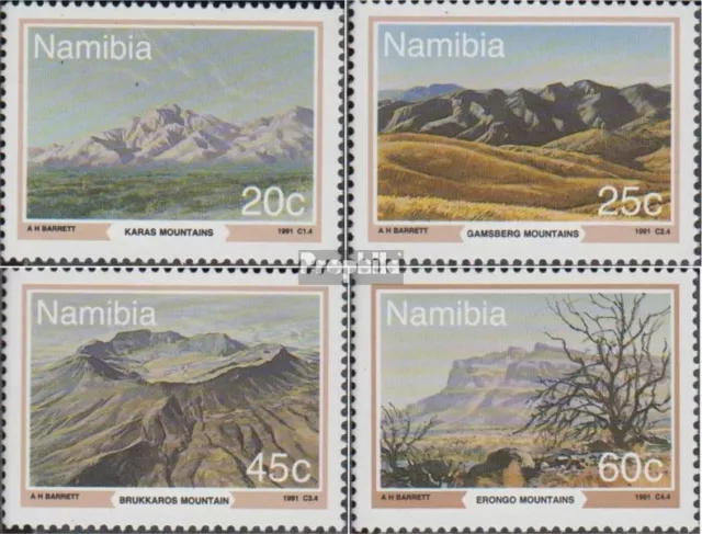 Namibia - Southwest 707-710 (complete issue) FDC 1991 Berglandschaften