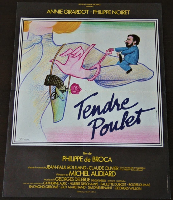 Tendre Poulet Affiche ORIGINALE 40x60cm *15"23" 1977