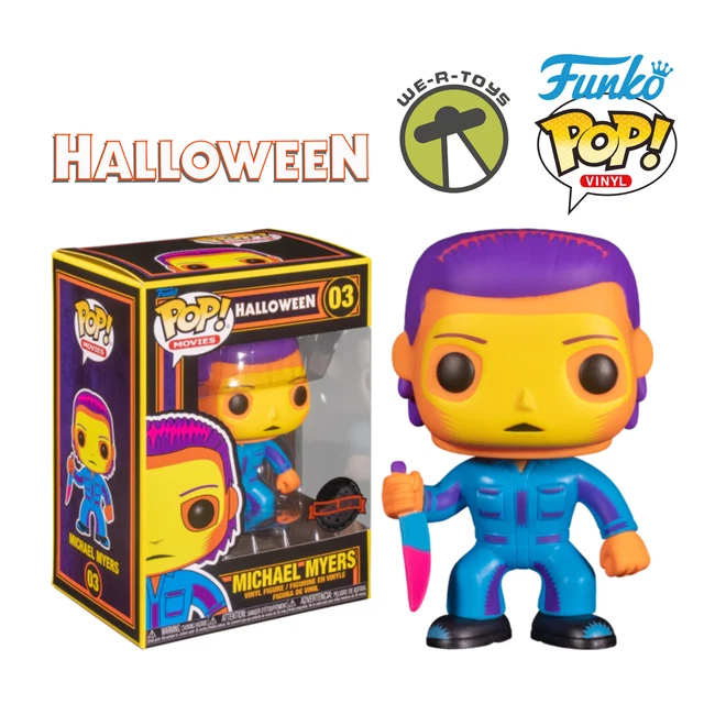 Funko Pop! Movies 03 Halloween Michael Myers Black Light Exclusive Vinyl Figure