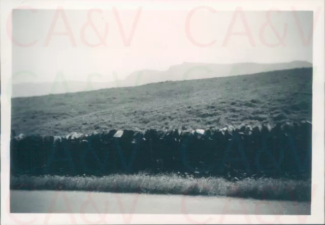 1953 A Country view nr Kettlewell drystone wall Yorkshire 3.3x2.3" Orig Photo