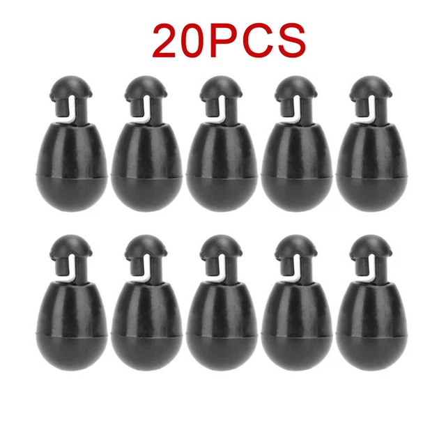 Lot De 20 Connecteurs Filetés Pour Pêche à La Carpe - Méthode Feeder / Cage à Amorce - Stop Perles, Anti-tangle