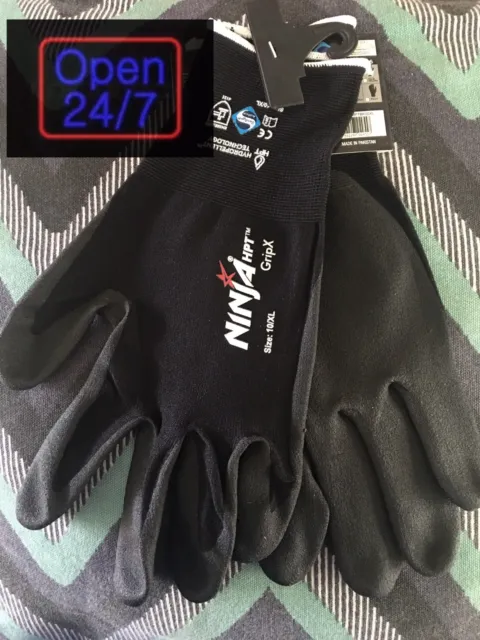 Gloves Ninja Superior Quality P4001 Hpt 6,12,24 Pairs!! Bargain Prices!!!